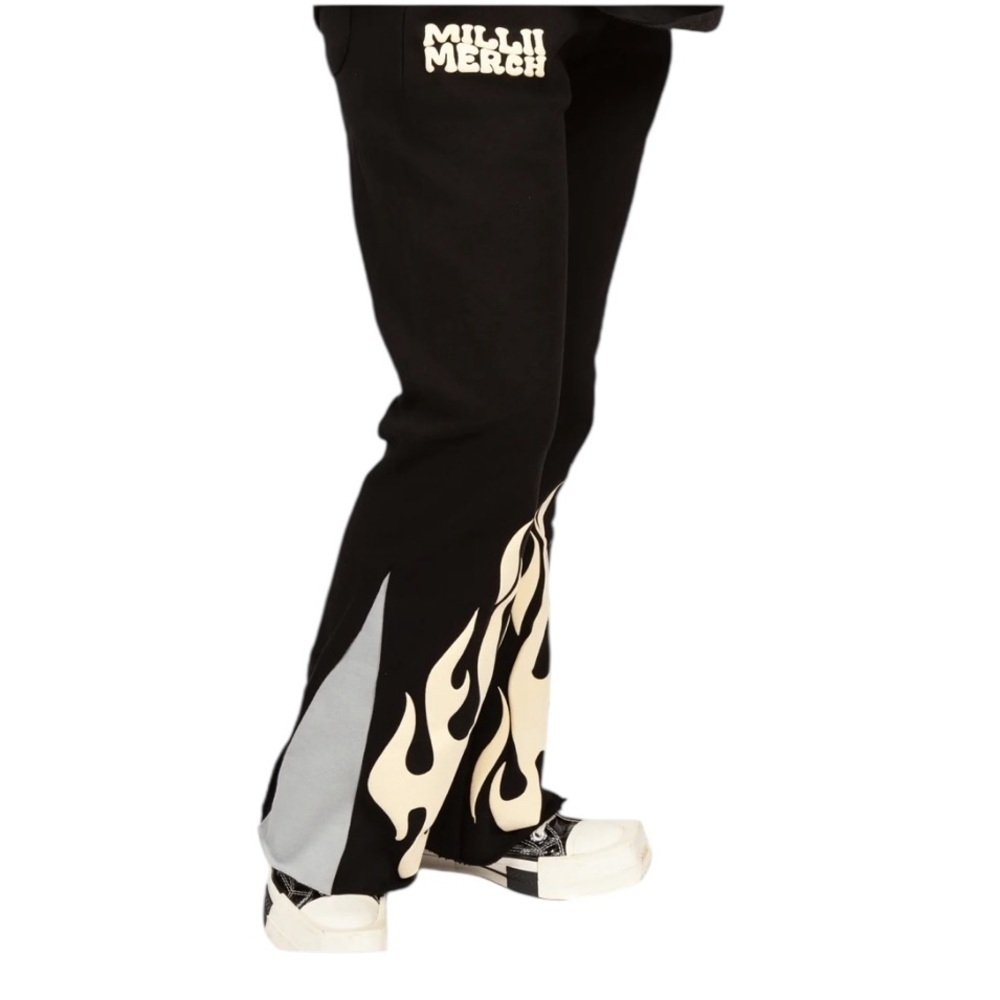 Millii Merch Women’s Millii Flame Flare Joggers Small Like New Orig $250